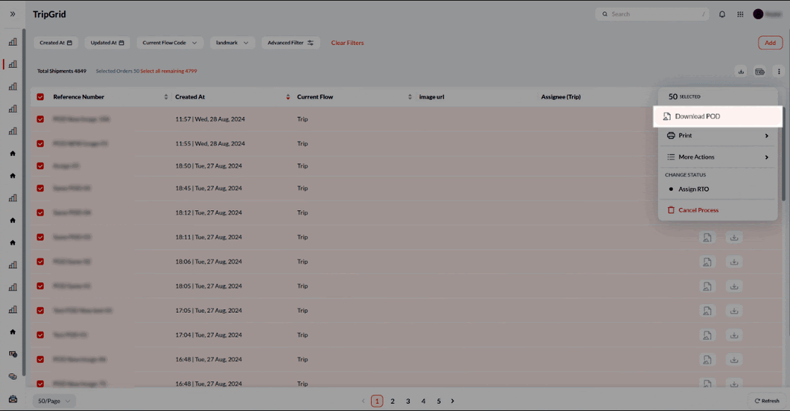 Effortless Bulk Download of ePOD Images