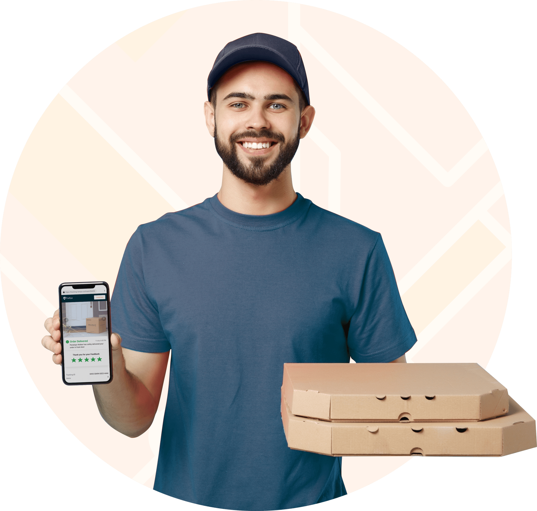 pizza delivery concept